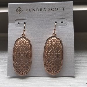 Kendra Scott Elle Earring Gold Filigree Metal